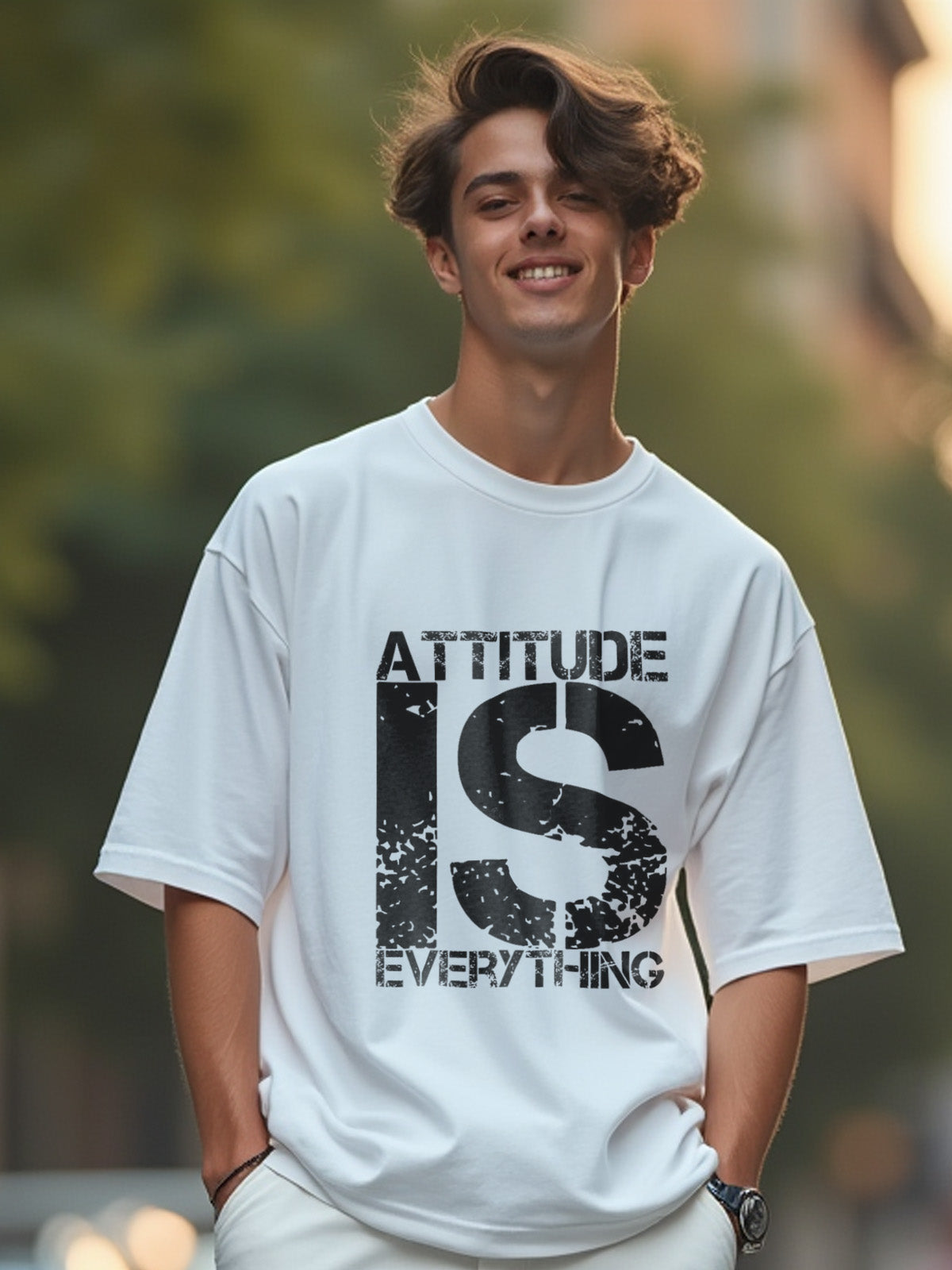 Attitude is Everything Oversized T-Shirt